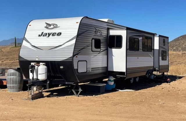Serene 2 Bedroom RV with deck