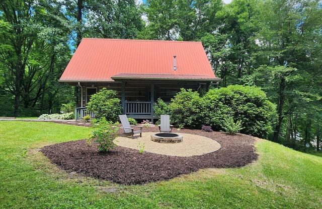 Serene cabin nestled amid the majesty of the Great Smoky Mountains