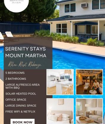 SERENITY STAYS Mount Martha Mornington Peninsula