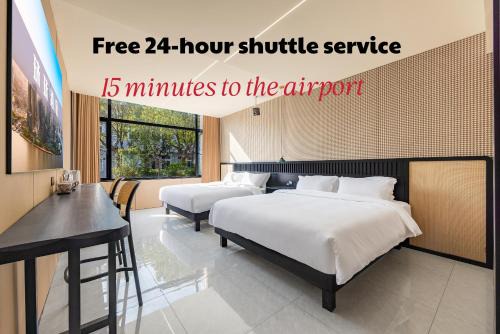 Shanghai Zhuzhu Hotel - 24-hour free airport pick-up and drop-off at Pudong Airport
