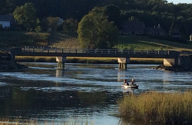 Cottage kayakistas 'en el Sheepscot