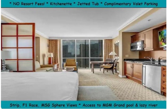 Signature MGM Suite with Strip and Sphere View