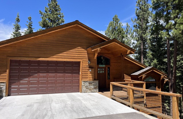 Six-story home among the pines with multiple fireplaces, decks & pool table