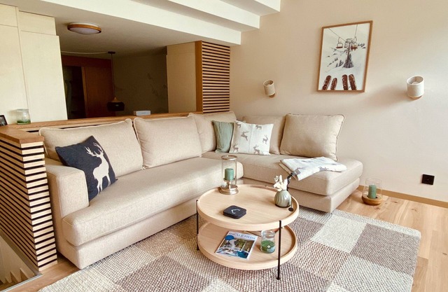 Ski-in/ski-out: 2.5-room apartment directly at the valley station in Savognin