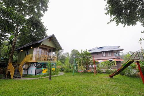 sky blue villa