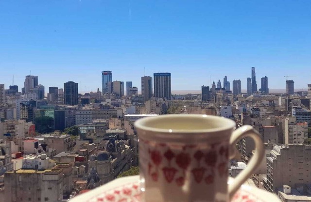 Horizonte y Vista al Río en el Centro de Buenos Aires