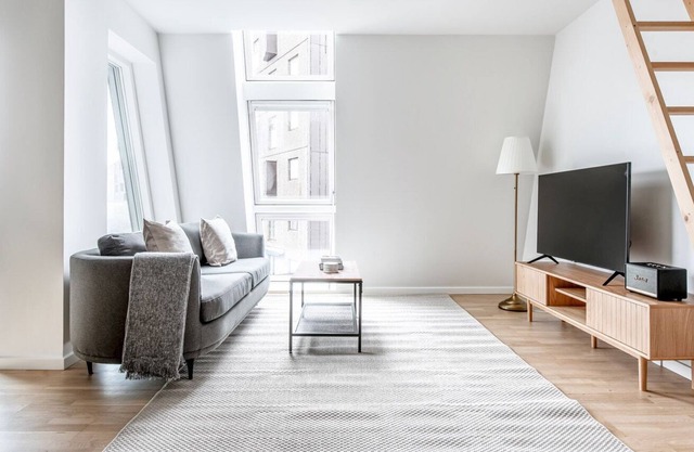 Sleek Valby 2BR w/ W/D, Office & Storage, nr Spinderiet, by Blueground