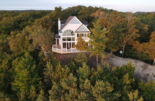 Sleeping Bear Spectacular: Private Lake Michigan Lakefront on 30 Acres