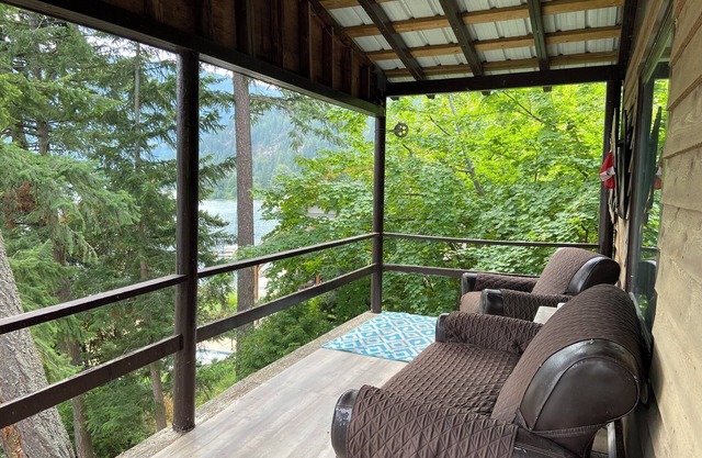 Small Cabin with gorgeous view and lake access