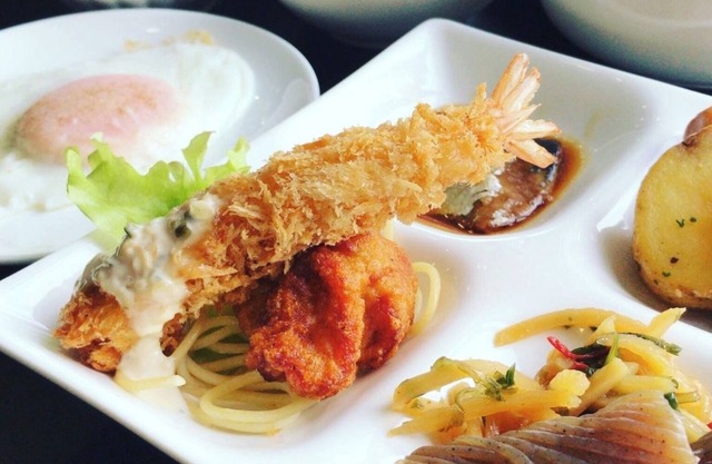 Smoking Double room Breakfast included buffet style / Okawa Fukuoka