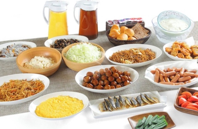 Smoking Semidouble room Breakfast included buffet style / Okawa Fukuoka