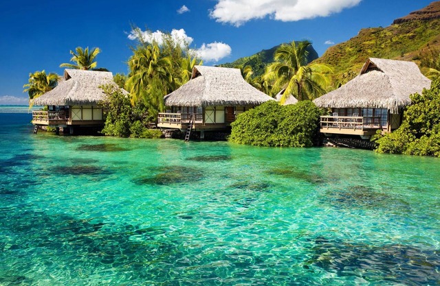 RESORT ÚNICO 20 Pax Beachfront Bungalows en una isla privada con restaurante WiFi