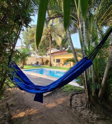 Sompteuse villa avec piscine à 5 min de la plage