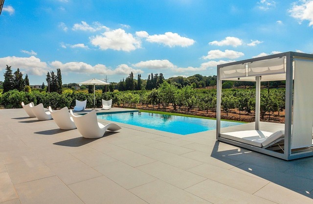 Son Calet 156 moderna villa con piscina privada, jardín, zona barbacoa y aire acondicionado