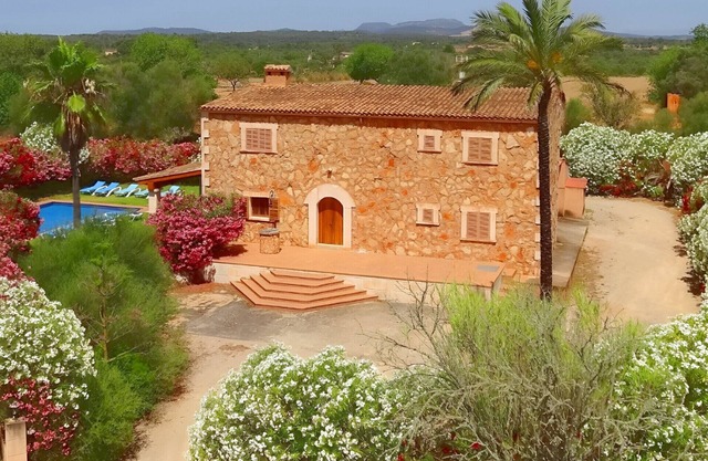 Son Mas 402 maravillosa finca rústica con piscina privada, terraza, jardín y aire acondicionado
