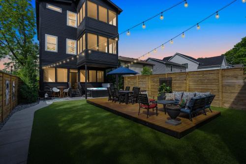 Sophisticated Sanctuary Hot Tub Outdoor Haven