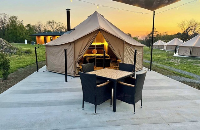 Southern Pine- Glamping @ The River Bluff Cabins