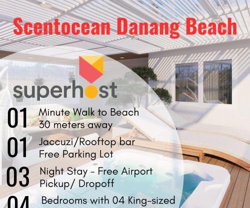 Spa Jacuzzi, Rooftop Bar, Ocean & Mountain View, Scentocean
