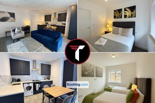 Spacious 2 Bed 2 Bath Flat with Free parking