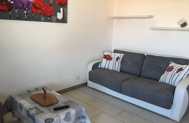 Spacious 2* air-conditioned T2 apartment between the Mediterranean and the Massif des Maures