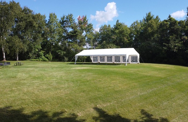 Spacious 20’x40’ Party Tent on 22-Acre Hilltop—Perfect for Events & Gatherings