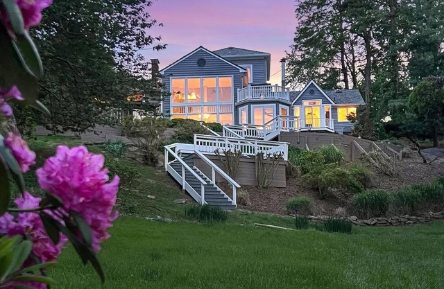 Spacious 5-Bedroom Waterfront Oasis with Private Dock, Pool and Hot Tub