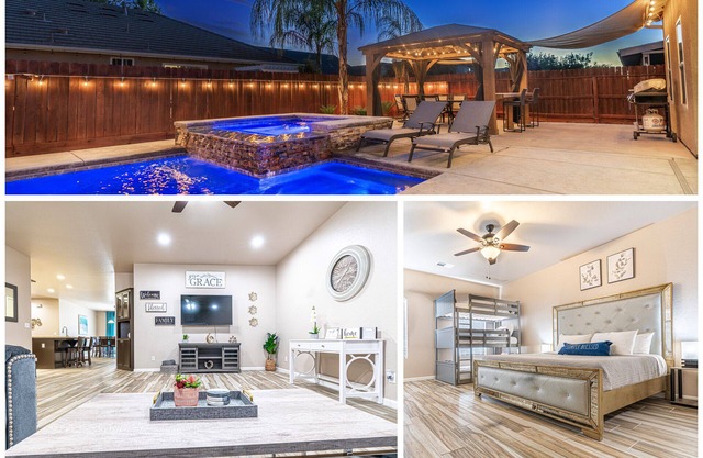 Spacious 5-Bedroom home w/ Pool & Hot Tub