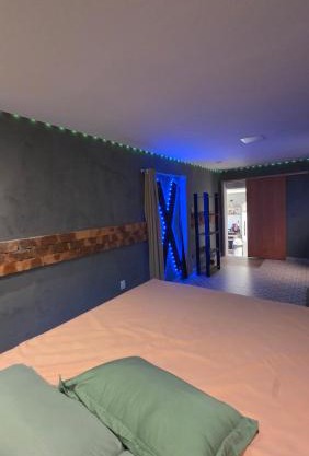 Spacious bdsm room