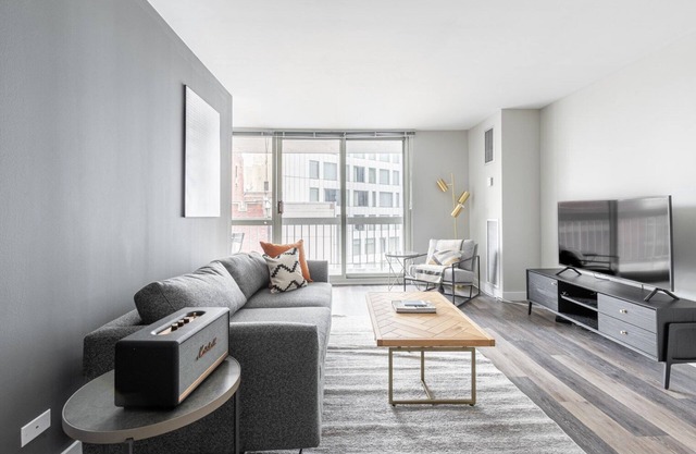 Spacious Gold Coast 1BR, w/ W/D, Gym nr Magnificent Mile by Blueground