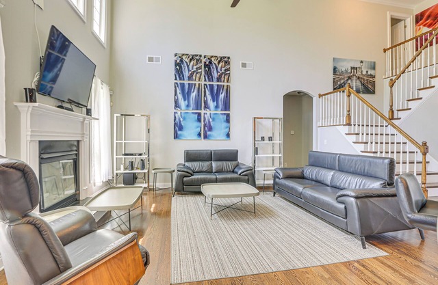 Spacious High Point Family Home w/ Yard & Grill