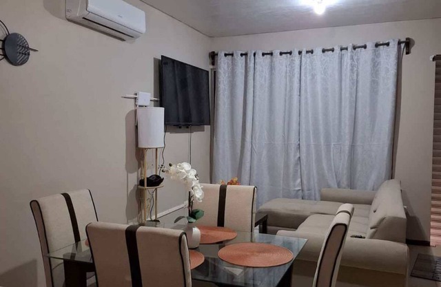 Spacious house with a large patio and