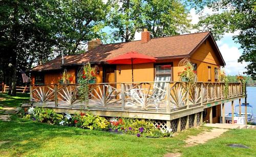 Spacious Lake Cabin Rental with a Private Hot Tub in Ogemaw County, Michigan