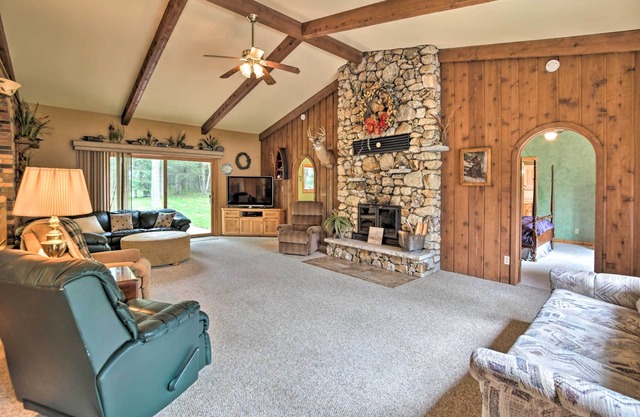 Spacious Lakefront Home w/ Patio & Boat Dock!