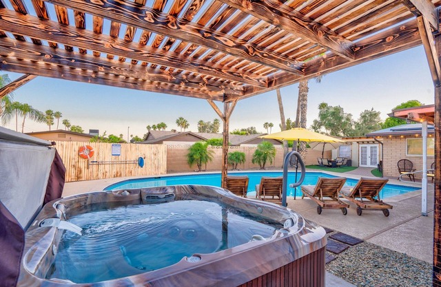 Spacious Old Town Scottsdale Paradise w/ Heated Pool, Hot Tub, Firepit & Grill!