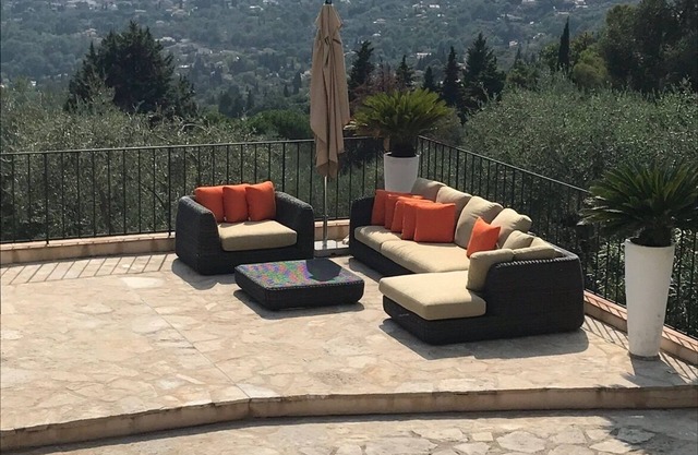 Espaciosa villa provenzal aislada en Cabris - Vista panorámica del océano a las montañas