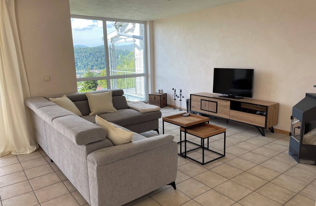 Spacious vacation apartment with panoramic view