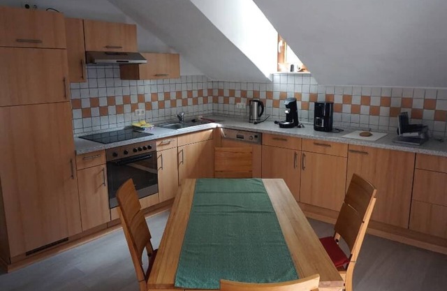Spacious vacation apartment with balcony and terrace