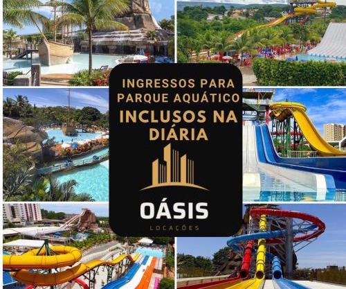 Spazzio Diroma Acqua Park Luxo - PARQUE AQUATICO INCLUSO