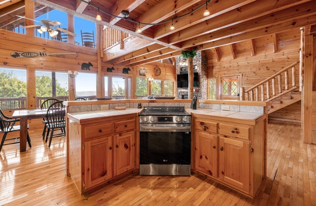 Spectacular mountain views with furnished decks & newly refurbished living space