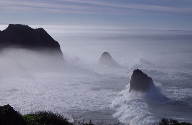Frente al mar espectacular en la costa de Mendocino