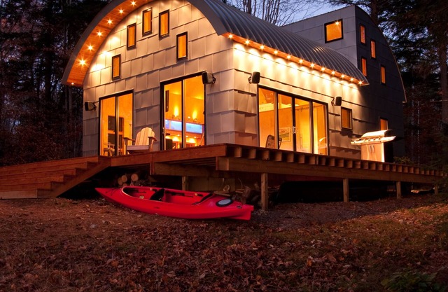 Espectacular Damariscotta Lake House: presentada en abril de 2011 en la revista Down East