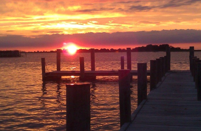 Espectaculares puestas de sol: casa frente al mar en Smith Island