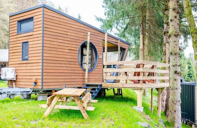 Spend the night in the middle of the Ardennes in your own Laidback Cabin!