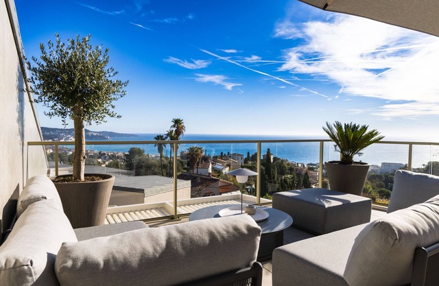 Splendide Appartement Nice Blue Pearl Tout Confort VUE MER Panoramique