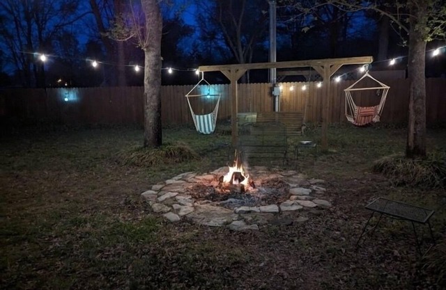 Spring River Cabin at Saddler Falls with large yard, firepit and swing!