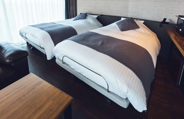 Standard 1 night without meals Westernstyle twin room on upper floors 7th and 8th floors / Oita Ōita