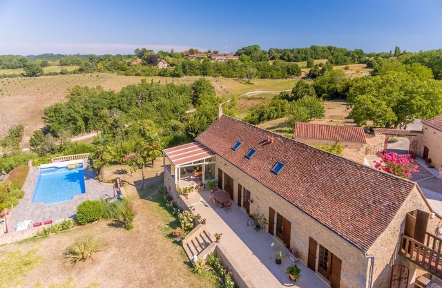 standing property with mature garden, huge swimming pool and breathtaking views