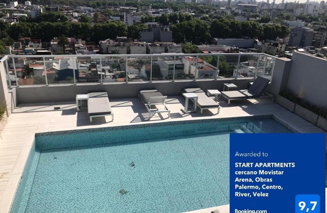 START APARTMENTS cercano Movistar Arena, Obras Palermo, Centro, River, Velez