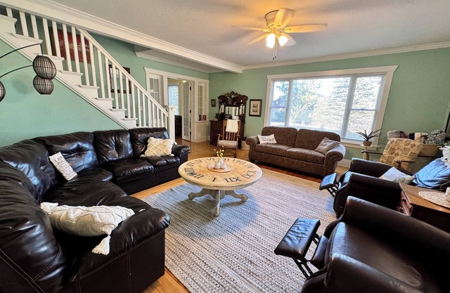 Stately home by Spirit Lake in Menahga