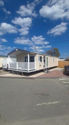 Static caravan, Golden Gate, Towyn, North Wales